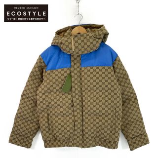 グッチ(Gucci)のグッチ 【新品同様/国内正規】751395 GGコットンキャンバス パデッド ダウン 46(ダウンジャケット)