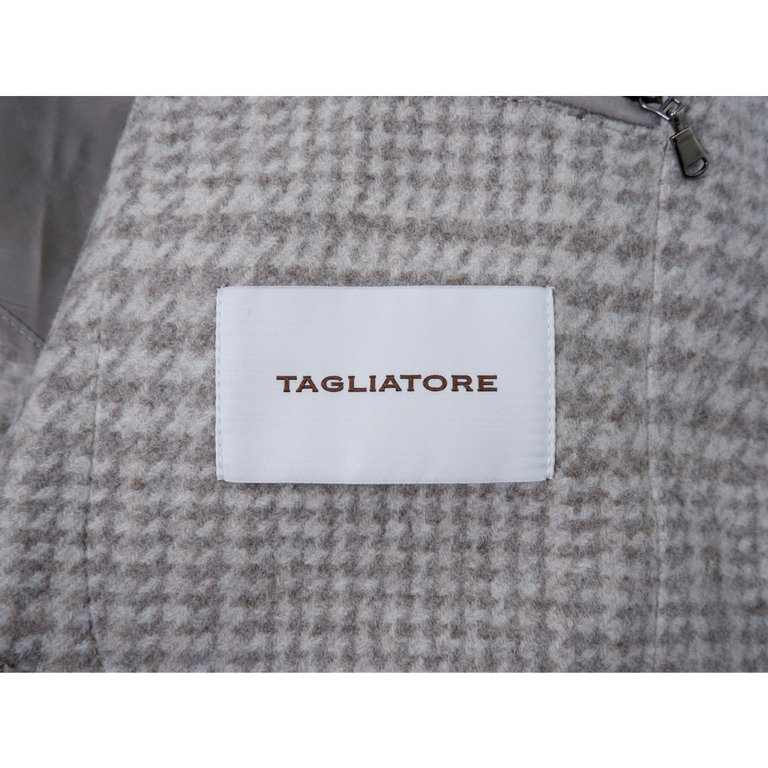 TAGLIATORE(タリアトーレ)のTAGLIATORE/タリアトーレ 2023AW SALOMON/グレンチェック バルカラーコート新品【48】【MCTA74215】 メンズのジャケット/アウター(その他)の商品写真