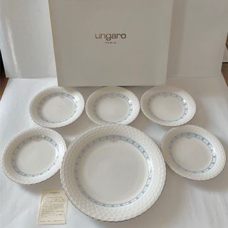 値下げ ungaro パーティープレート 大皿1枚 小皿5枚 セット 未使用(食器)