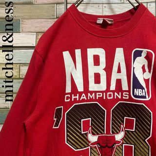 ミッチェルアンドネス(MITCHELL & NESS)のミッチェルアンドネス×NBA シカゴブルズ　スウェット　トレーナー　ビッグロゴ(スウェット)