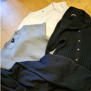 ユニクロ(UNIQLO)のUNIQLO&GU♥️新品4点セット(ニット/セーター)