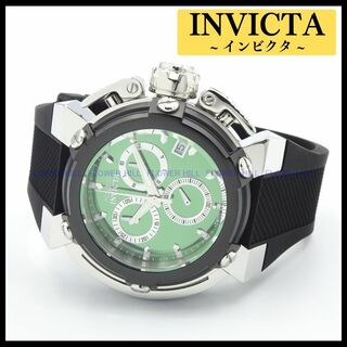 インビクタ(INVICTA)のINVICTA 腕時計 クォーツ スイスETA 緑X黒 X-WING 45331(腕時計(アナログ))