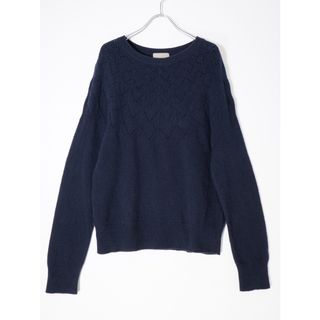 マーガレットハウエル(MARGARET HOWELL)のMARGARET HOWELL/マーガレットハウエル CASHIMERE WOOL JUMPERウールカシミヤクルーネックニット【2】【LKNA73958】(ニット/セーター)