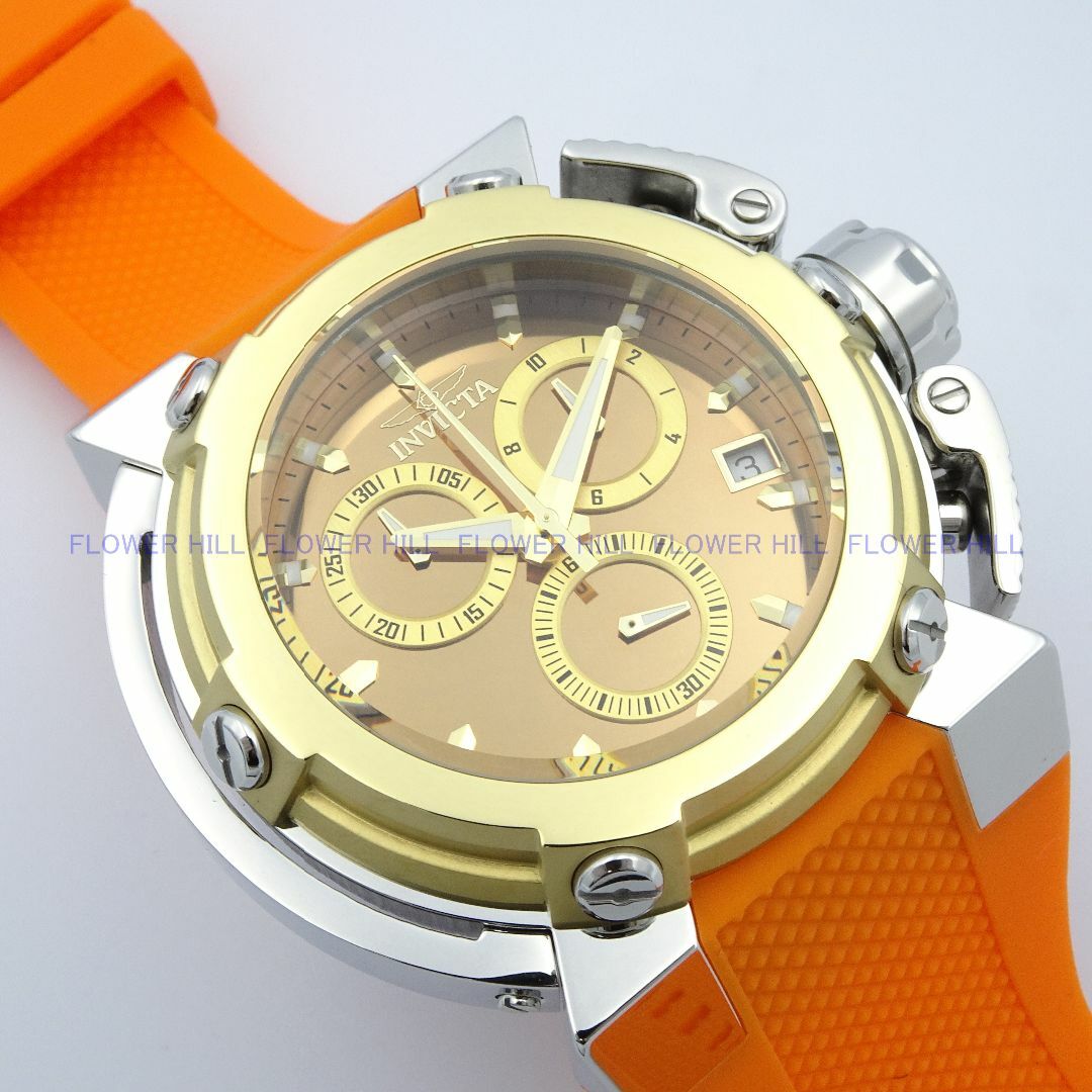 INVICTA(インビクタ)のINVICTA 腕時計 ETA ゴールド・オレンジ X-WING 45328 メンズの時計(腕時計(アナログ))の商品写真