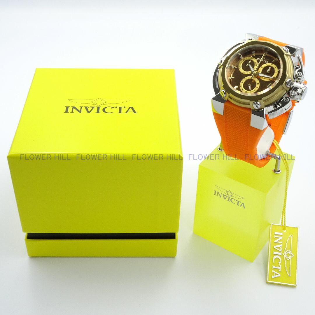 INVICTA(インビクタ)のINVICTA 腕時計 ETA ゴールド・オレンジ X-WING 45328 メンズの時計(腕時計(アナログ))の商品写真