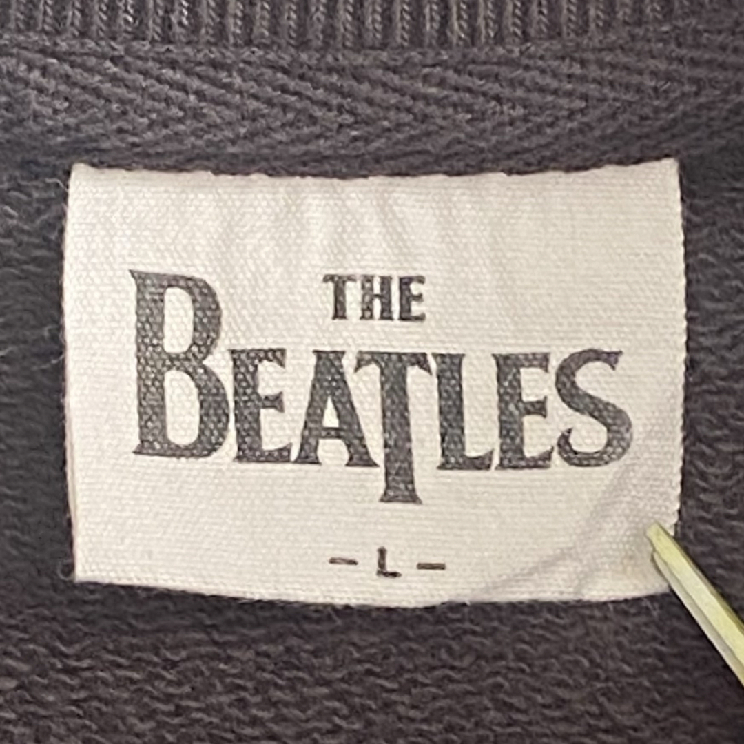 THE BEATLES(ビートルズ)のTHE BEATLES 発泡プリントスウェット トレーナー L ビートルズ 古着 メンズのトップス(スウェット)の商品写真