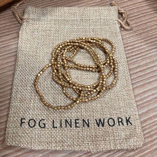 フォグリネンワーク(fog linen work)のfog linen work フォグリネンワーク ブラスビーズ ロングネックレス(ネックレス)