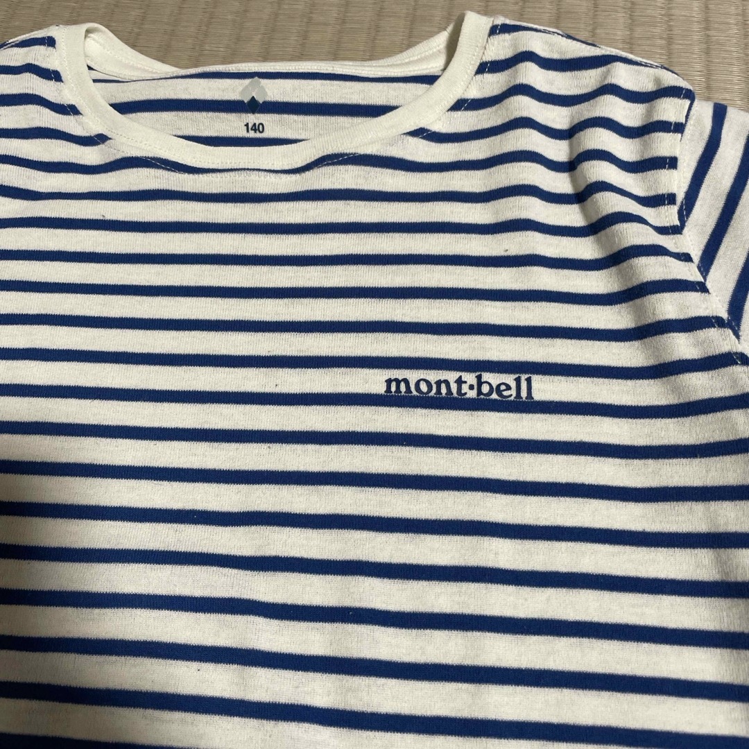 mont bell(モンベル)のモンベル　ボーダーロンT 140 キッズ/ベビー/マタニティのキッズ服男の子用(90cm~)(Tシャツ/カットソー)の商品写真