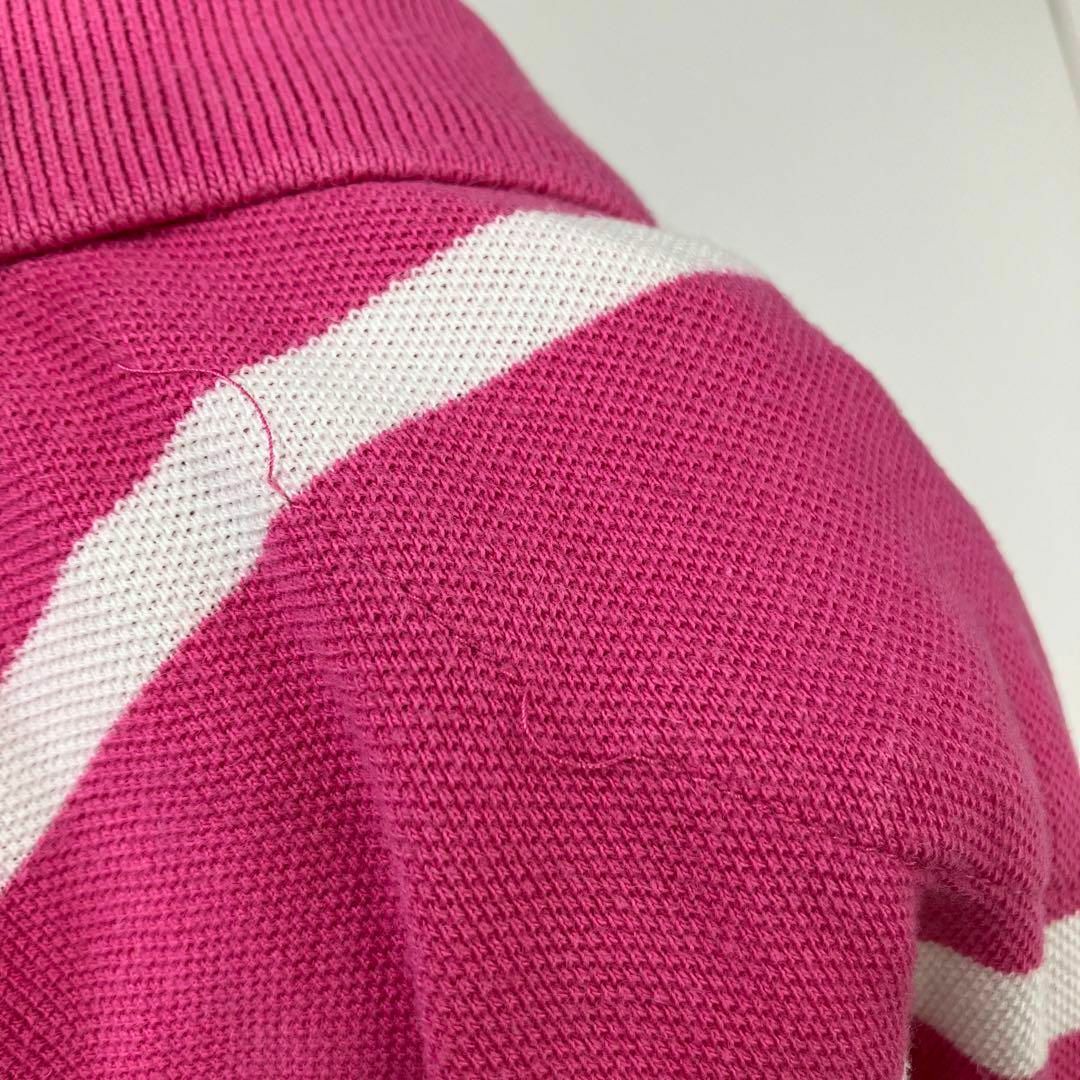 CHAPS チャップス　ポロシャツ　ピンク　古着　オーバーサイズ　ビッグサイズ メンズのトップス(ポロシャツ)の商品写真