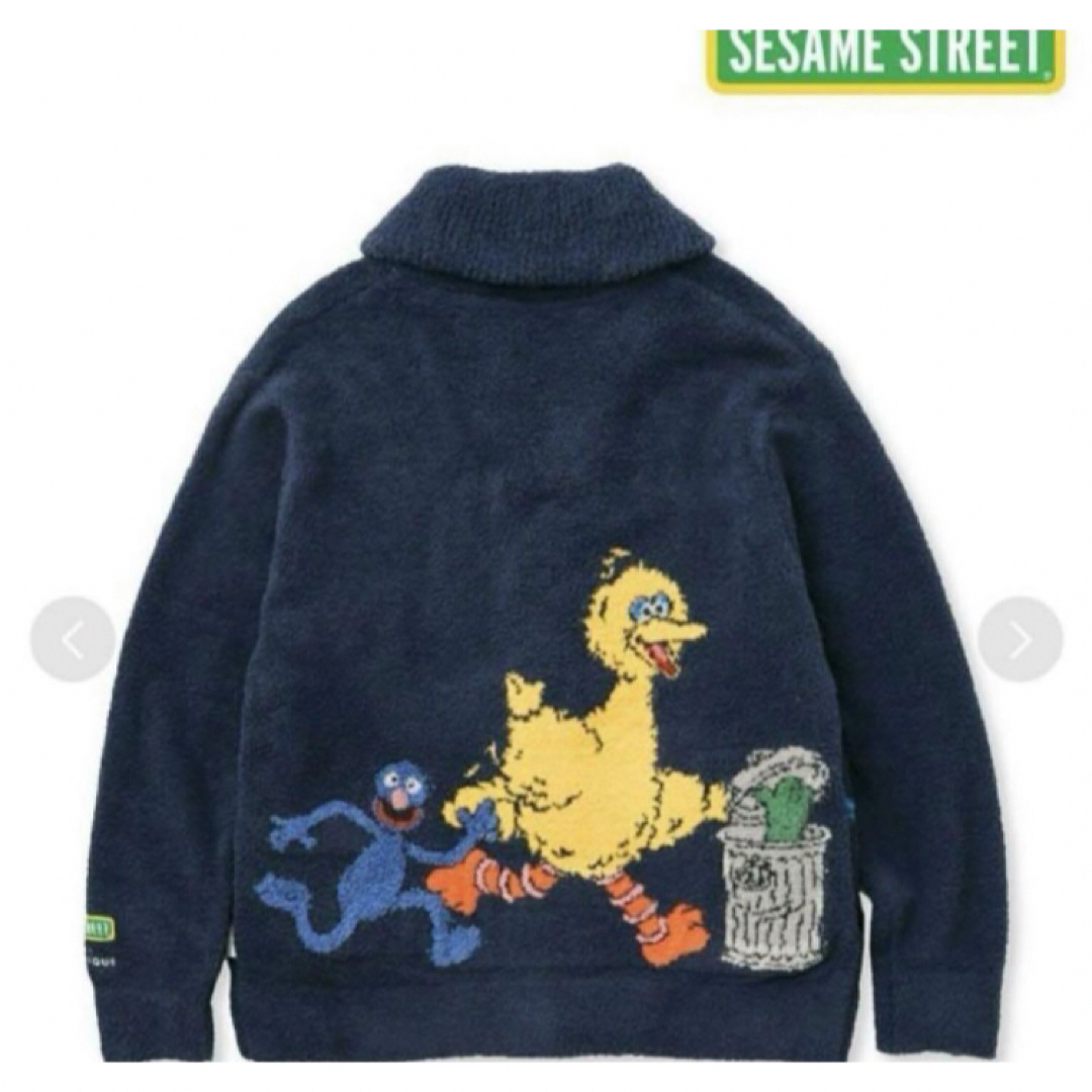 gelato pique(ジェラートピケ)の【SESAME STREET】【UNISEX】ジャガードショールカーディガン メンズのトップス(カーディガン)の商品写真