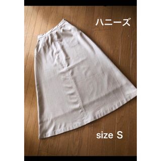 ハニーズ(HONEYS)の美品　ハニーズ　 レディース　スカート　ベージュ　Ｓ(ロングスカート)