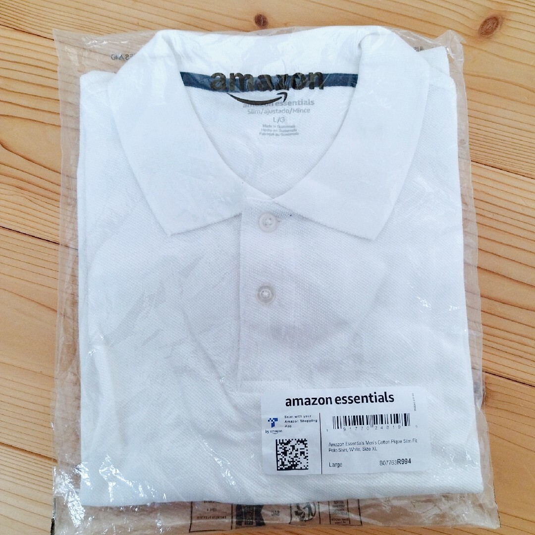 Amazon(アマゾン)のAmazon Essentials ポロシャツ コットンピケ メンズ メンズのトップス(ポロシャツ)の商品写真
