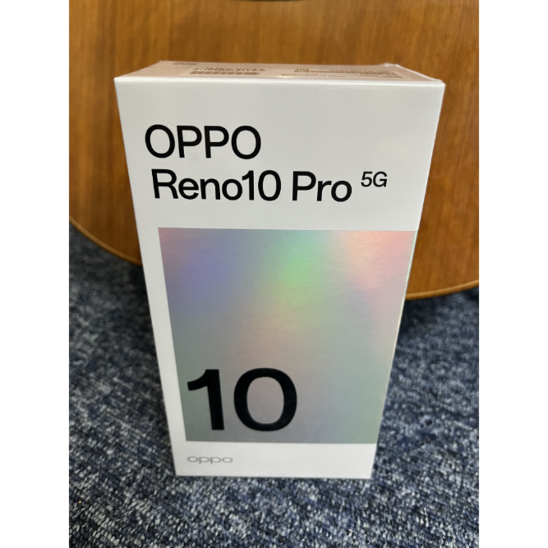 OPPO(オッポ)の新品OPPO Reno10 Pro 5G Softbank グロッシーパープル スマホ/家電/カメラのスマートフォン/携帯電話(スマートフォン本体)の商品写真