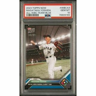 PSA10　 2023 Topps Now　WBC　吉田正尚　Blue世界49枚(シングルカード)