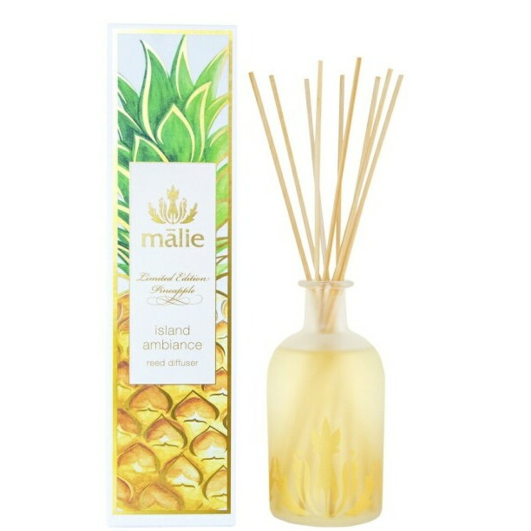 Malie Organics(マリエオーガニクス)のMalie Organics (公式)Reed Diffuser Pineapp コスメ/美容のリラクゼーション(アロマディフューザー)の商品写真