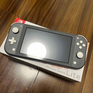 ニンテンドウ(任天堂)のNintendo Switch Liteグレー(家庭用ゲーム機本体)