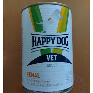 犬 療法食腎臓ケア HAPPY DOG VET リーナル ウェット３缶(ペットフード)