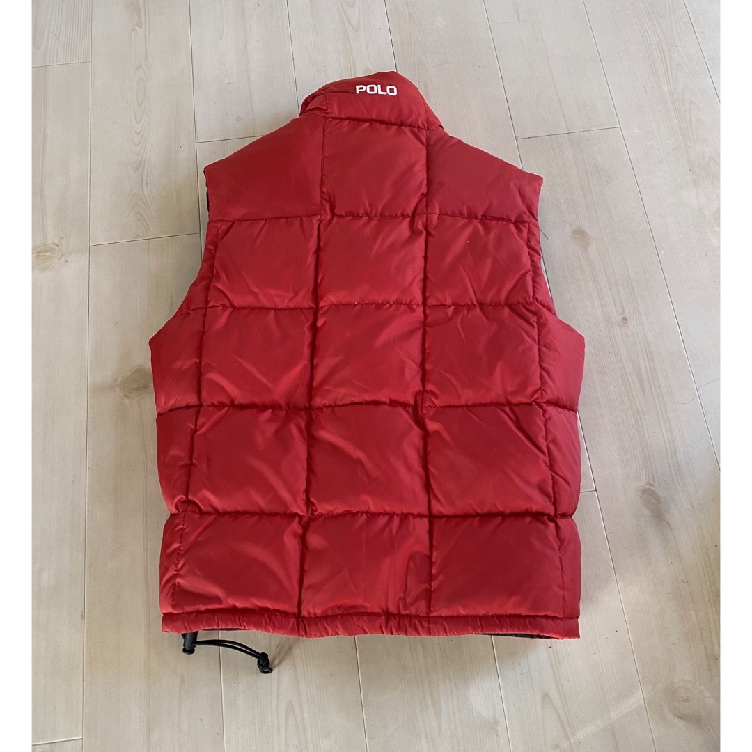 メンズ ラルフローレン POLO SPORTS ダウンベスト 赤 M ジレ メンズ ラルフローレン POLO SPORTS ダウンベスト 赤 M ジレ