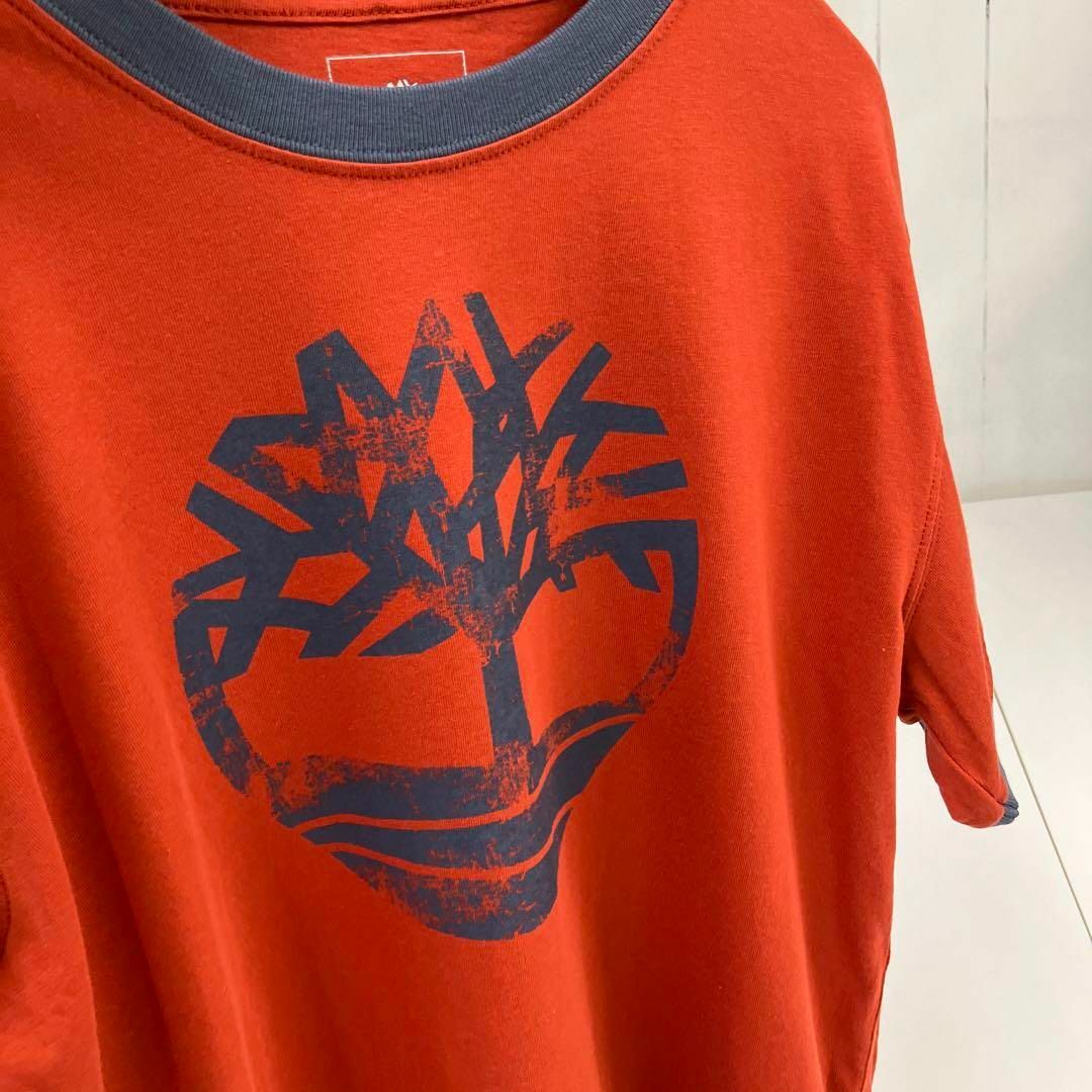 Timberland(ティンバーランド)のティンバーランド　リンガーT Tシャツ　リンガー　古着女子　プリント メンズのトップス(Tシャツ/カットソー(半袖/袖なし))の商品写真