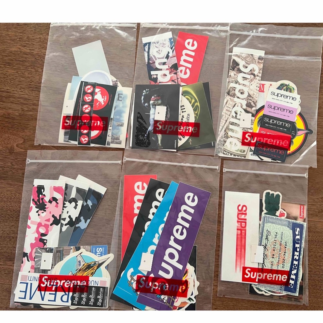 Supreme(シュプリーム)のシュプリーム ステッカーセット 自動車/バイクのバイク(ステッカー)の商品写真