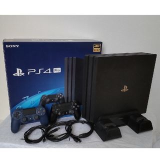 ソニー(SONY)のSONY/PS4pro/ｼﾞｪｯﾄﾌﾞﾗｯｸ/CUH-7200B/1TB/中古(家庭用ゲーム機本体)