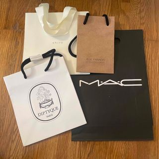 ショッパー 紙袋 ブランド DIPTYQUE MAC shiro 等