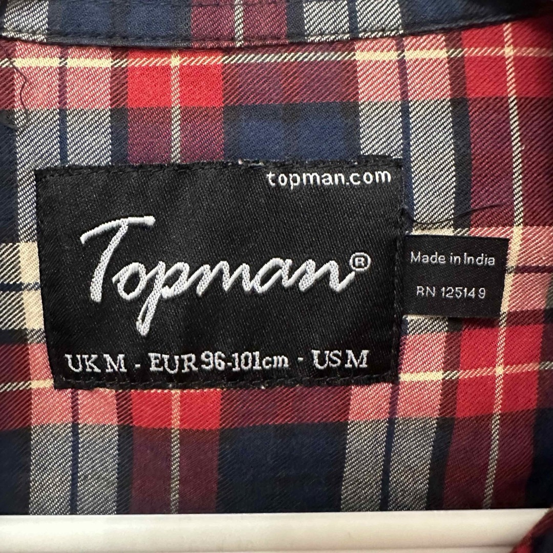 TOPMAN(トップマン)のTOPMAN チェックシャツ メンズのトップス(シャツ)の商品写真