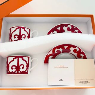 エルメス(Hermes)の新品未使用❣️エルメス　ガダルキヴィール　ティーカップ＆ソーサーセット　ペア(食器)