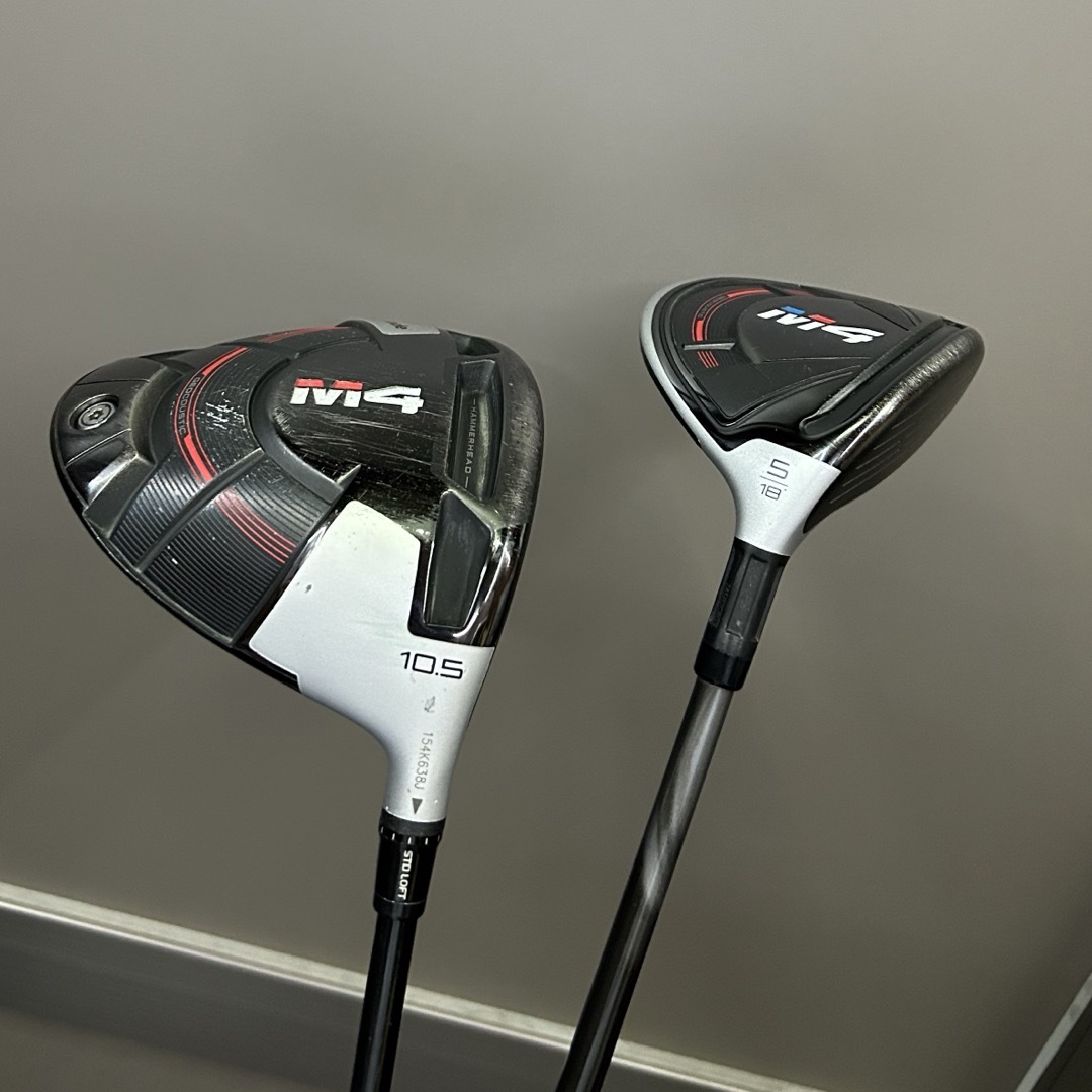 TaylorMade(テーラーメイド)のテーラーメイド　M4 ドライバー・ウッド・アイアン・キャディバッグ スポーツ/アウトドアのゴルフ(クラブ)の商品写真