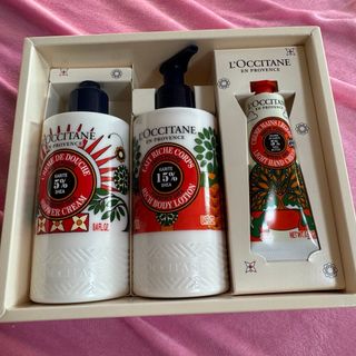 ロクシタン(L'OCCITANE)のロクシタン ルミナスパウダー シアトリオ デパート購入品(ボディローション/ミルク)