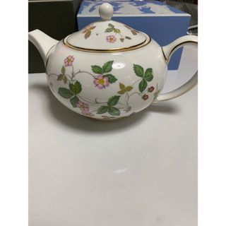 ウェッジウッド(WEDGWOOD)のウエッジウッド　ワイルドストロベリー　ティーポット　Sサイズ(食器)