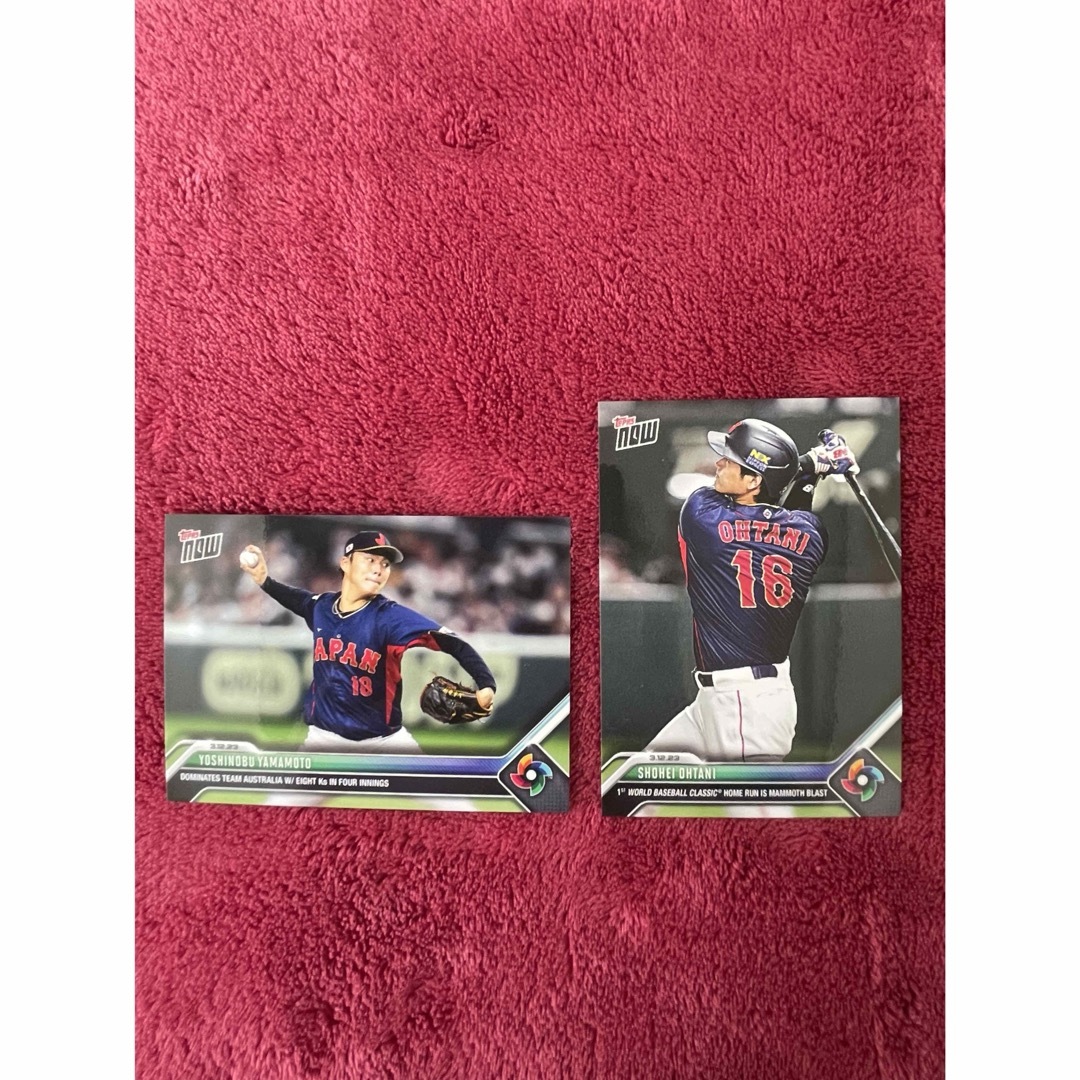 Topps(トップス)のtopps now 大谷翔平/山本由伸 WBC26,27、OS23,25,26 エンタメ/ホビーのトレーディングカード(シングルカード)の商品写真