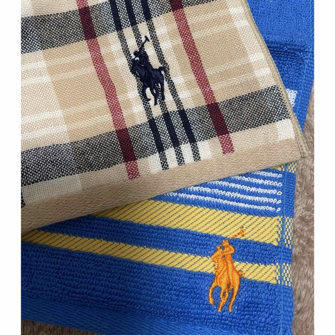 POLO RALPH LAUREN - ラルフローレン タオルハンカチ2枚セットの