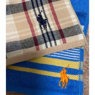 ポロラルフローレン(POLO RALPH LAUREN)のラルフローレン　タオルハンカチ2枚セット(タオル/バス用品)