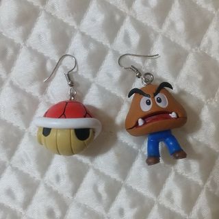 マリオ クリボー ピアス 新品 スター ユニバーサルスタジオ USJ(ピアス)