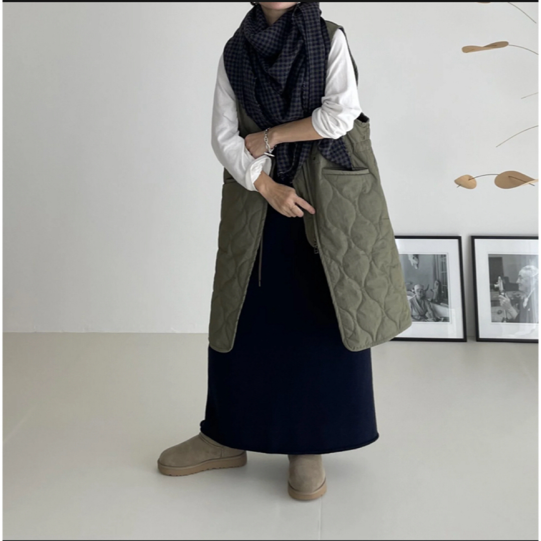 ARGUE(アギュー)のargue MODS COAT(VEST SET)/KHAKI レディースのジャケット/アウター(モッズコート)の商品写真