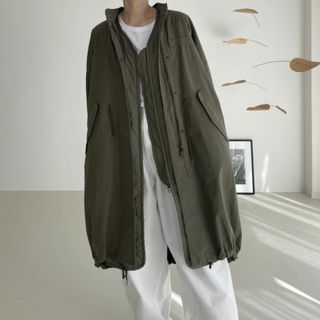 アギュー(ARGUE)のargue MODS COAT(VEST SET)/KHAKI(モッズコート)