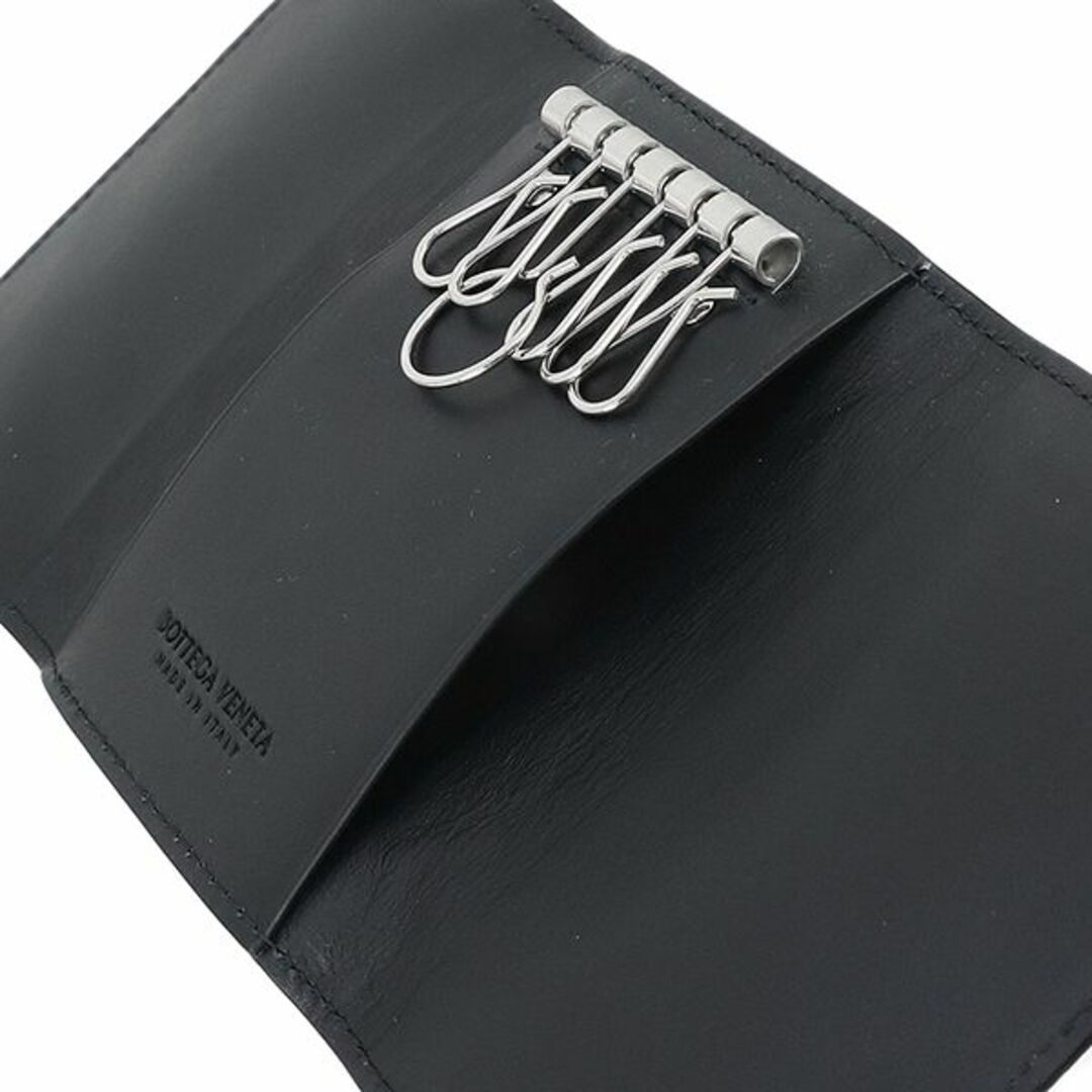 Bottega Veneta(ボッテガヴェネタ)のボッテガヴェネタ キーケース 6連 メンズ レディース イントレチャート ブラック 新品 6237 メンズのファッション小物(キーケース)の商品写真