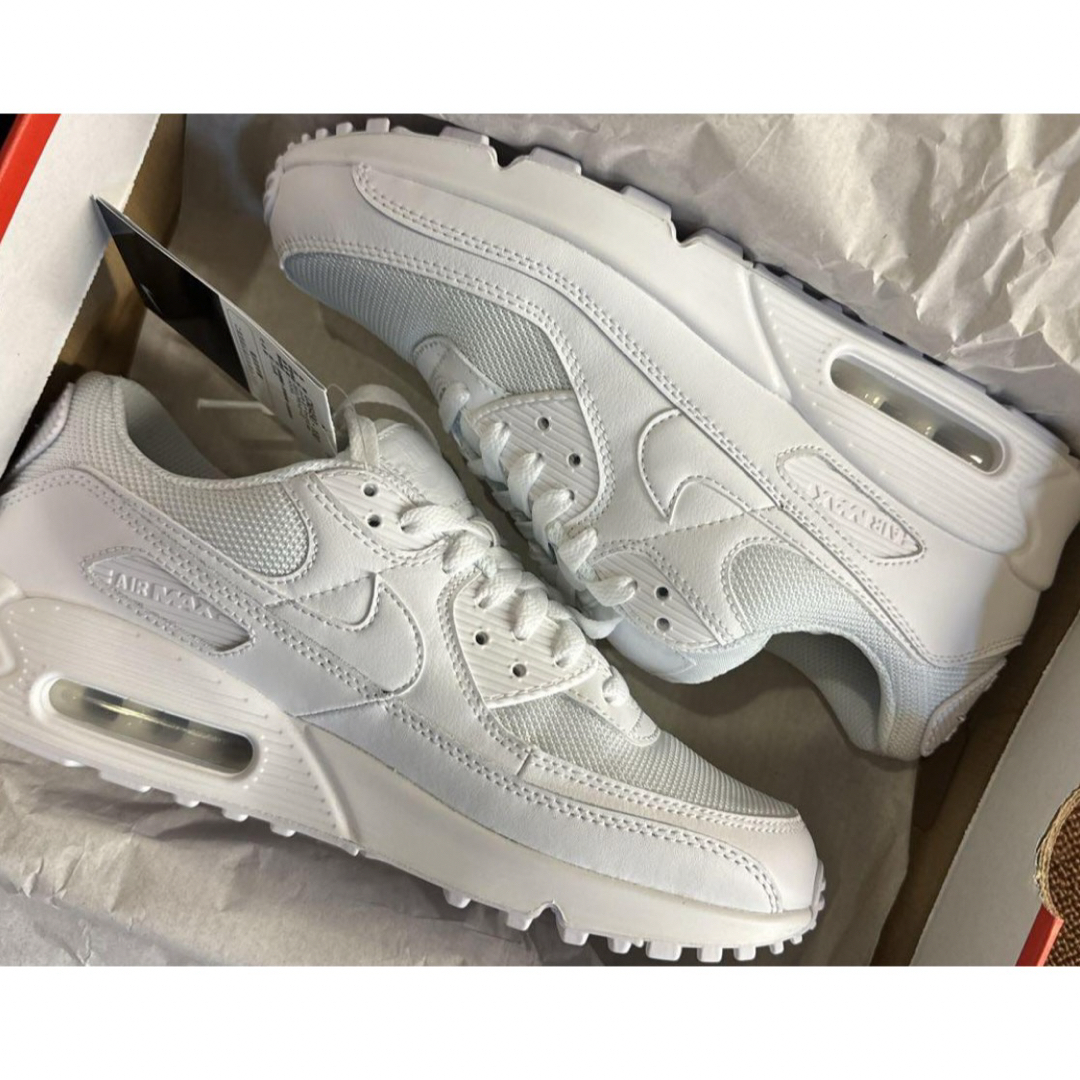 新品未使用　24cm NIKE AIRMAX90 トリプルホワイト | フリマアプリ ラクマ