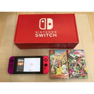 ニンテンドースイッチ　本体　バッテリー強化版　128GB付き