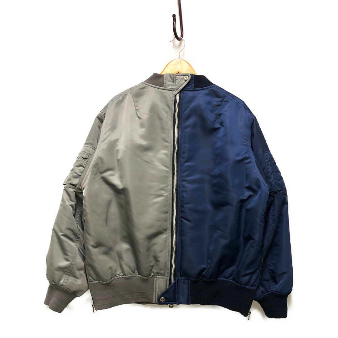 TAKAHIRO MIYASHITA THE SOLOIST.(タカヒロミヤシタザソロイスト)のTAKAHIRO MIYASHITA THE SOLOIST. ソロイスト sj0009SS22 22SS oversized two-tone flight jacket. フライトジャケット MA-1 正規品/33469 メンズのジャケット/アウター(フライトジャケット)の商品写真