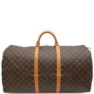 ルイヴィトン(LOUIS VUITTON)のルイヴィトン LOUIS VUITTON ボストンバッグ キーポル60 モノグラムキャンバス モノグラム ゴールド金具 旅行カバン 茶 鍵 パドロックの欠品  M41422 SP0945【中古】(ボストンバッグ)