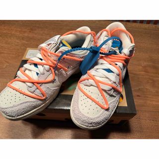 オフホワイト(OFF-WHITE)のNike Dunk Low ナイキ 1 OF 50 LOT 19 スニーカー(スニーカー)