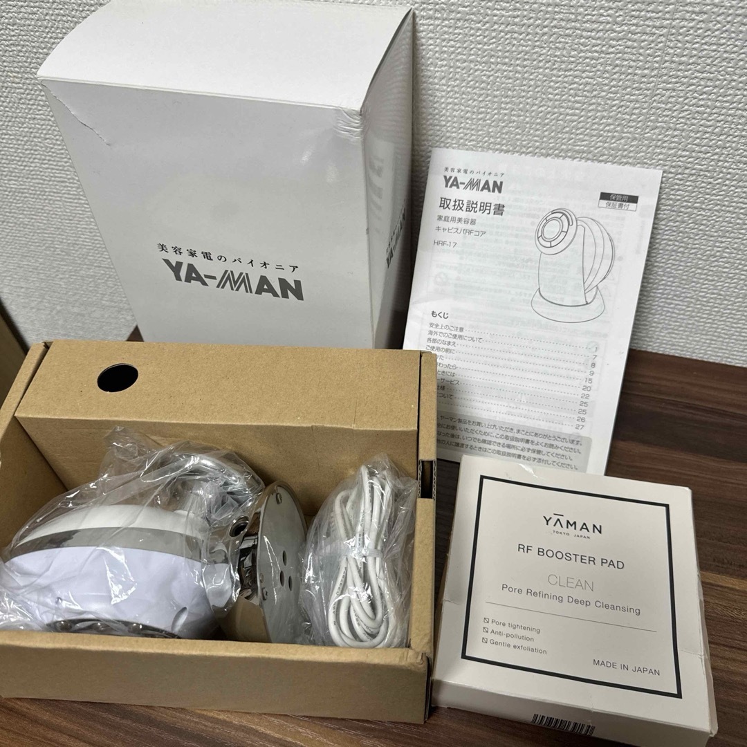 YA-MAN(ヤーマン)のYA-MAN ヤーマン RFボーテ キャビスパRFコア 新品パッド13枚付き スマホ/家電/カメラの美容/健康(フェイスケア/美顔器)の商品写真