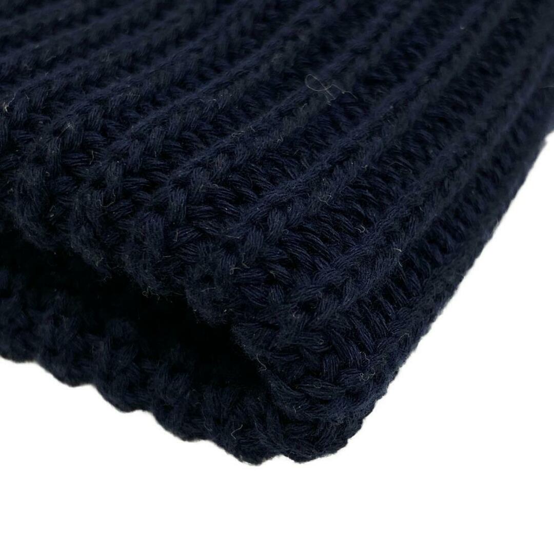 MONCLER(モンクレール)のモンクレール MONCLER ニットキャップ
 ロゴ UNI BERRETTO TRICOT 2022年製 ネイビー レディースの帽子(ハット)の商品写真