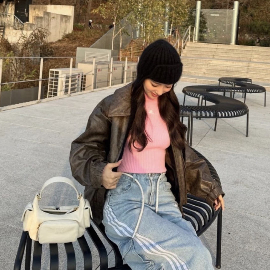 SLY - 中町綾着用♡SLY FAUX LEATHER ZIP UP ブルゾン SLY - 中町綾着用♡SLY FAUX LEATHER ZIP UP ブルゾン