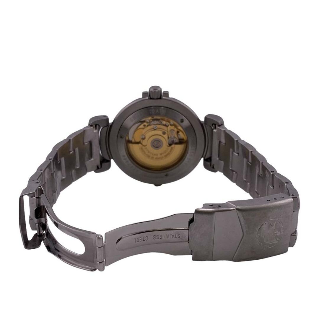 HUNTING WORLD(ハンティングワールド)のハンティングワールド HUNTING WORLD 腕時計
 Safari Today 裏スケ 20ATM 自動巻き オートマ AT シルバー メンズの時計(腕時計(アナログ))の商品写真