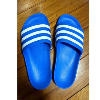 アディダス(adidas)のadidas(アディダス)サンダルシューズ　26.5　ブルー(サンダル)