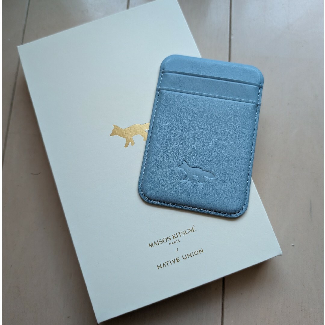 MAISON KITSUNE'(メゾンキツネ)のネイティブユニオン × メゾンキツネ  スマホケース用カードホルダー スマホ/家電/カメラのスマホアクセサリー(iPhoneケース)の商品写真