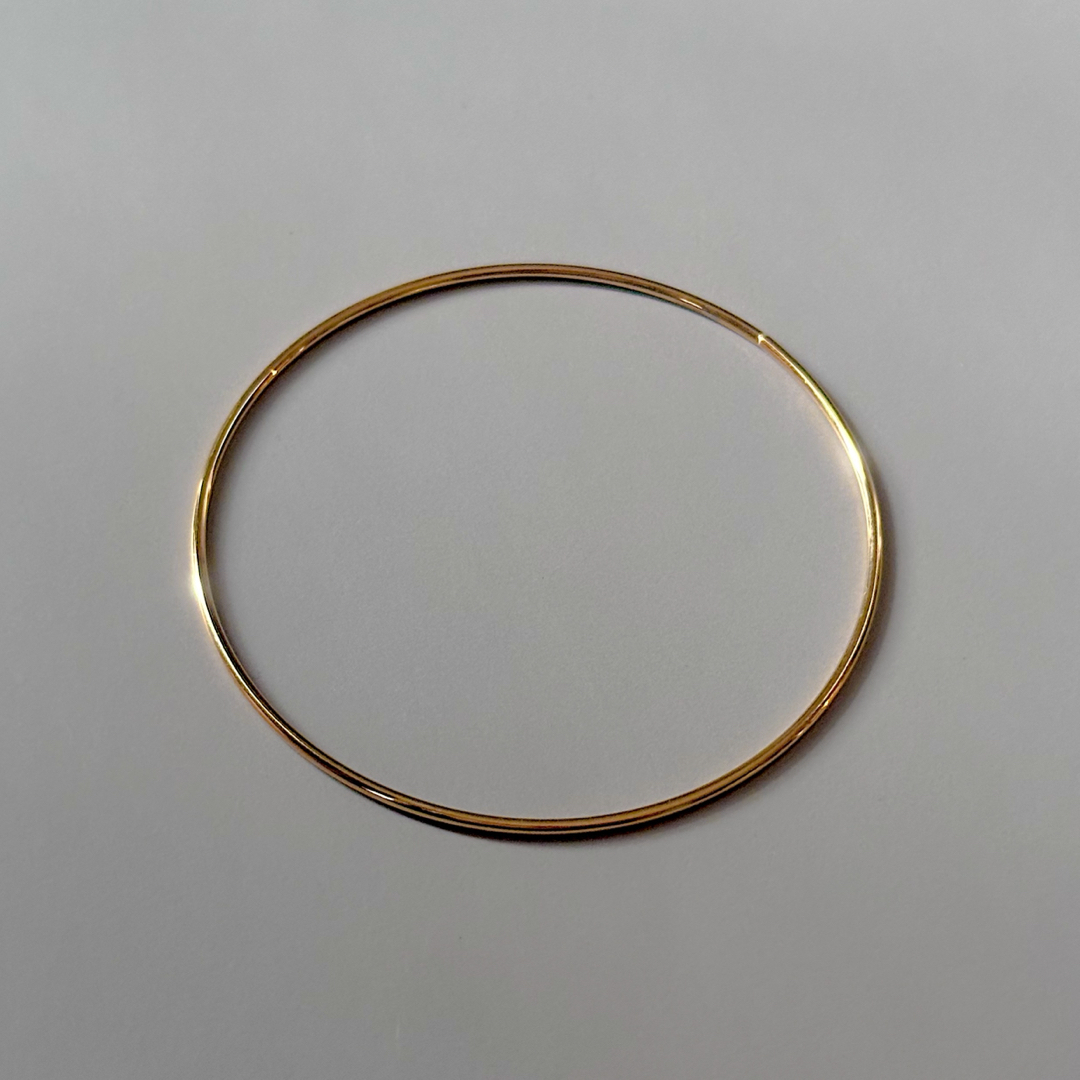 Ameri VINTAGE(アメリヴィンテージ)のThin stainless hoop bangle No.1210 レディースのアクセサリー(ブレスレット/バングル)の商品写真